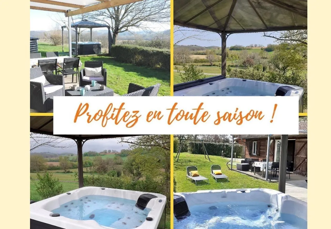 Holiday home Les Chalets De Barruerot - Jacuzzi Spa Privatif - Chalet Meleze Peyrusse-Grande