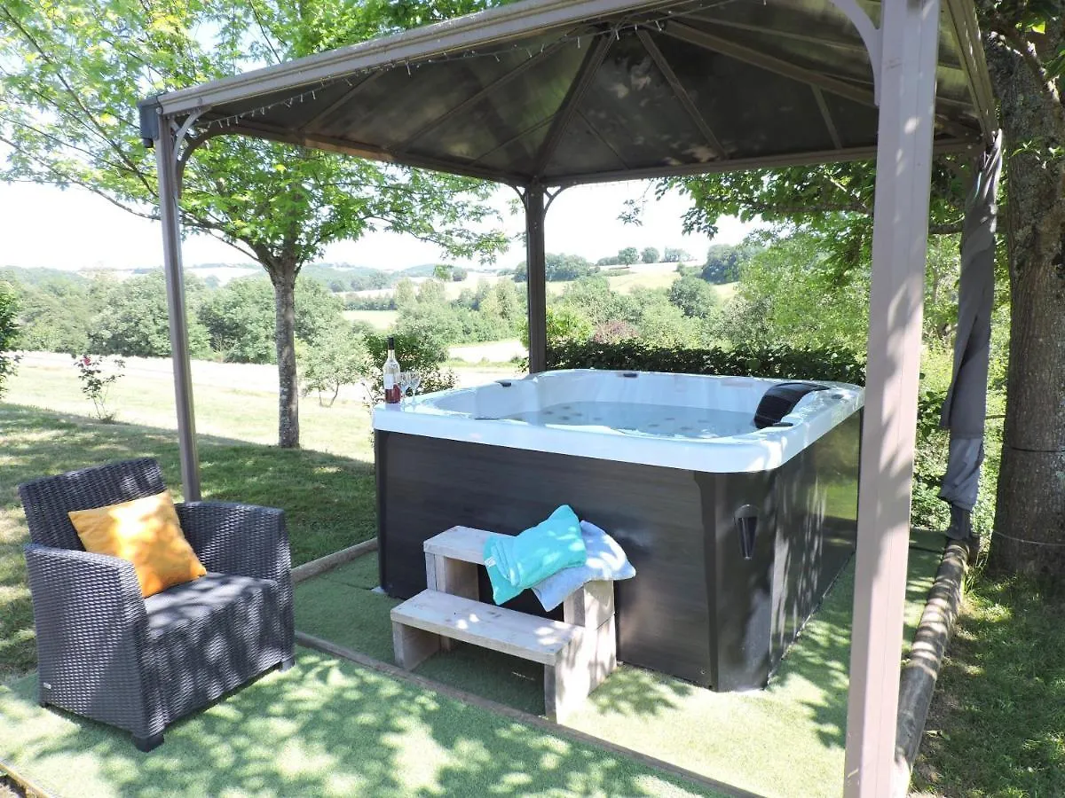 Les Chalets De Barruerot - Jacuzzi Spa Privatif - Chalet Meleze Peyrusse-Grande France