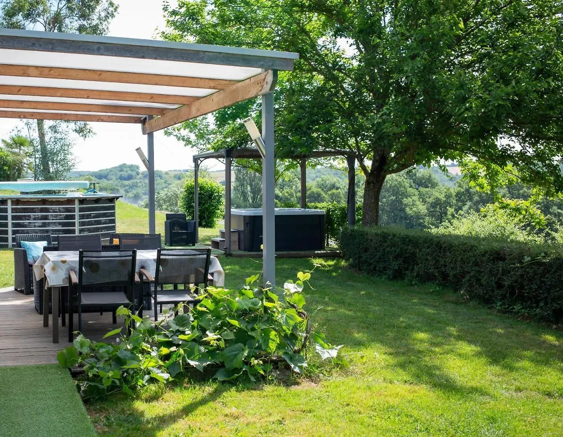 Les Chalets De Barruerot - Jacuzzi Spa Privatif - Chalet Meleze Peyrusse-Grande
