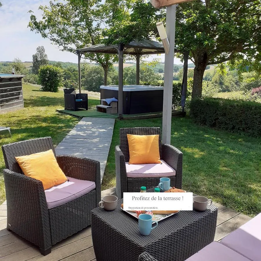 Les Chalets De Barruerot - Jacuzzi Spa Privatif - Chalet Meleze Peyrusse-Grande